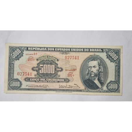 Cédula Brasil 5000 cruzeiros C057 soberba