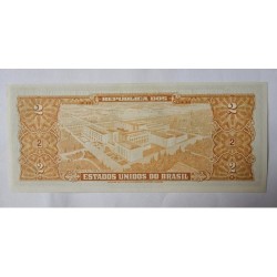 Cédula Brasil 2 cruzeiros C063 FE Duque de Caxias
