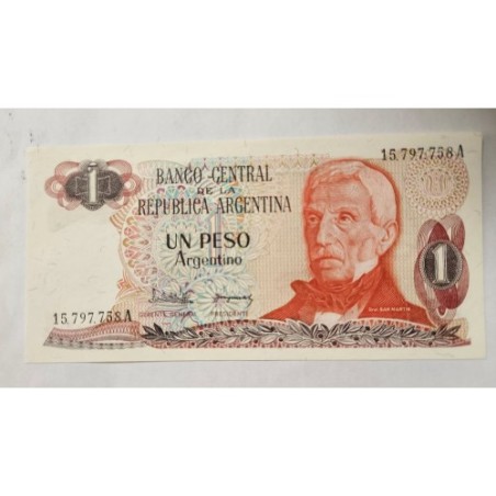 Cedula da Argentina 1 peso P311 FE