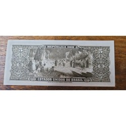 Cédula Brasil 5 cruzeiros C066 FE