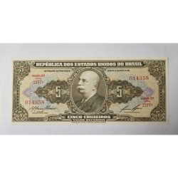 Cédula Brasil 5 cruzeiros C070 FE