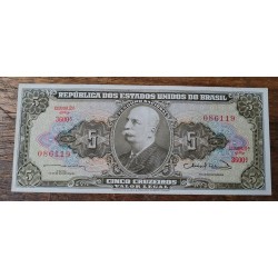 Cédula Brasil 5 cruzeiros C072 Soberba