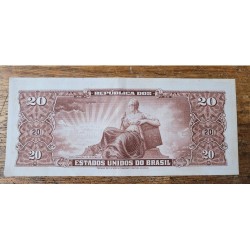 Cédula Brasil 20 cruzeiros C085 Soberba