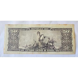 Cédula do Brasil 50 cruzeiros C090 MBC