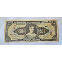 Cédula do Brasil 50 cruzeiros C090 MBC