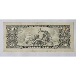 Cédula Brasil 500 cruzeiros C102 MBC