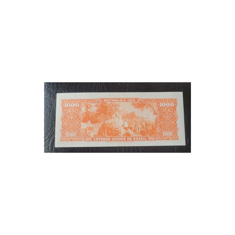 Cédula Brasil 1000 cruzeiros C105 soberba