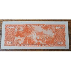 Cédula Brasil 1000 cruzeiros C105 FE Pedro Alvares Cabral