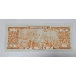 Cedula do Brasil 1 cruzeiro novo C121 Soberba Pedro Alvares Cabral