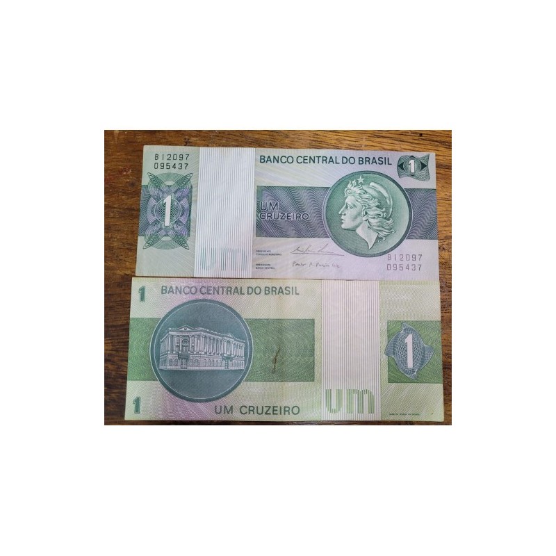 Cédula Brasil 1 cruzeiro C131 Mbc