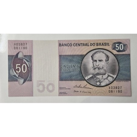 Cédula Brasil 50 cruzeiros C143 FE Marechal Deodoro