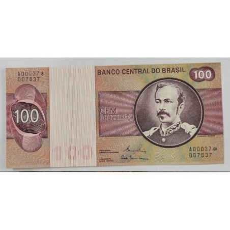 Cédula Brasil 100 cruzeiros C147a asterisco FE