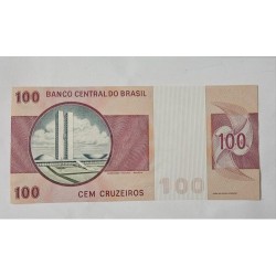 Cédula Brasil 100 cruzeiros C147 FE Floriano Peixoto