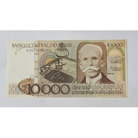 Cédula Brasil 10 mil cruzeiros C171 FE
