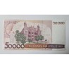 Raridade para colecionadores: cédula de 50.000 Cruzeiros com Osvaldo Cruz, série de REPOSIÇÃO (asterisco no número de série). Em
