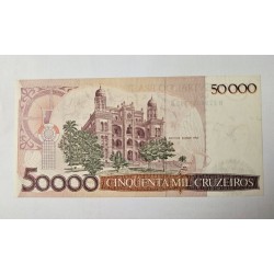 Cédula Brasil 50 mil cruzeiros C174 FE