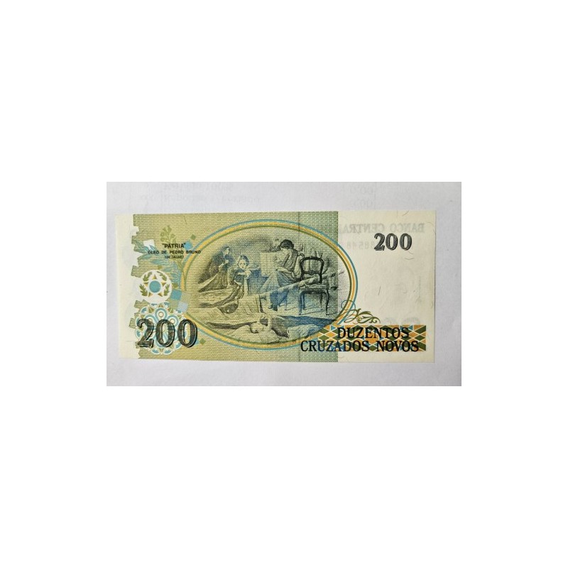 Cédula Brasil 200 cruzeiros C212 FE