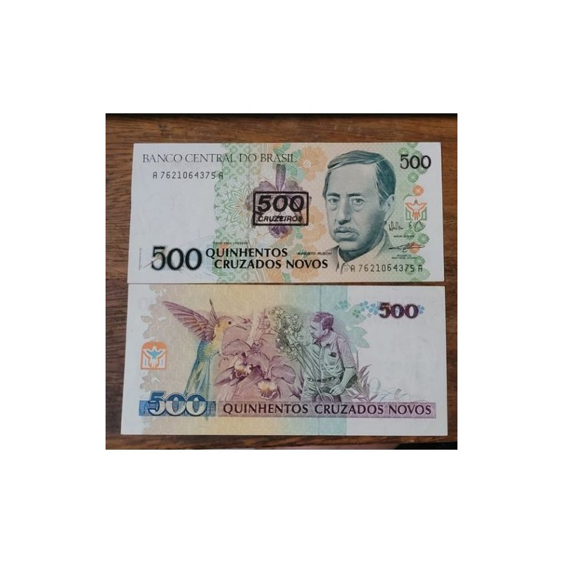 Cédula Brasil 500 cruzeiros C213 FE