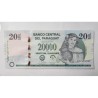Cédula do Paraguai 20 mil guaranis FE 2017