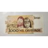 Cedula Brasil 1000 cruzeiros C217a asterisco  Soberba