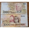 Cédula Brasil 1000 cruzeiros C218 Soberba
