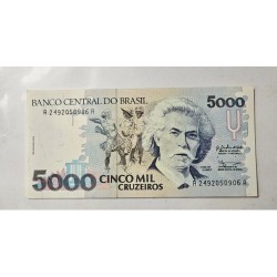 Cedula Brasil 5000 cruzeiros C219 FE