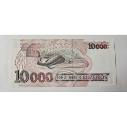 Cédula Brasil 10 mil cruzeiros c225 FE