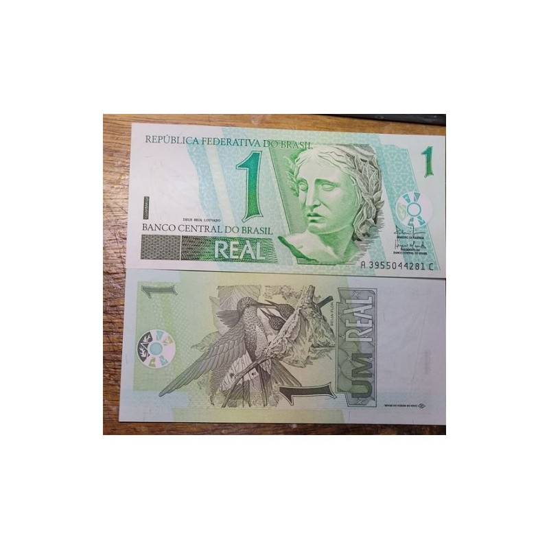 Cédula Brasil 1 real C254 FE