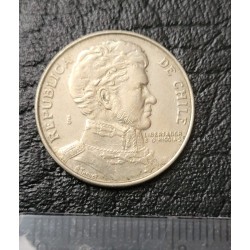 Moeda do Chile 1 peso 1976