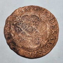 C017 Moeda brasil colonia XX reis 1699 PPPP