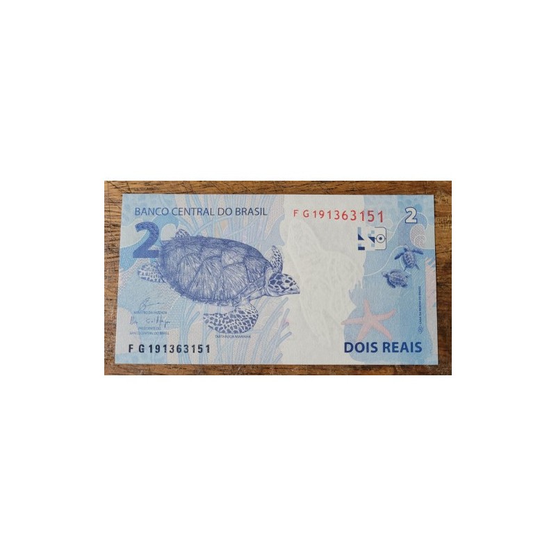 Cédula Brasil 2 reais FG Guardiã FE
