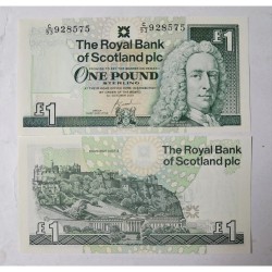 Cédula da Escocia 1 libra FE