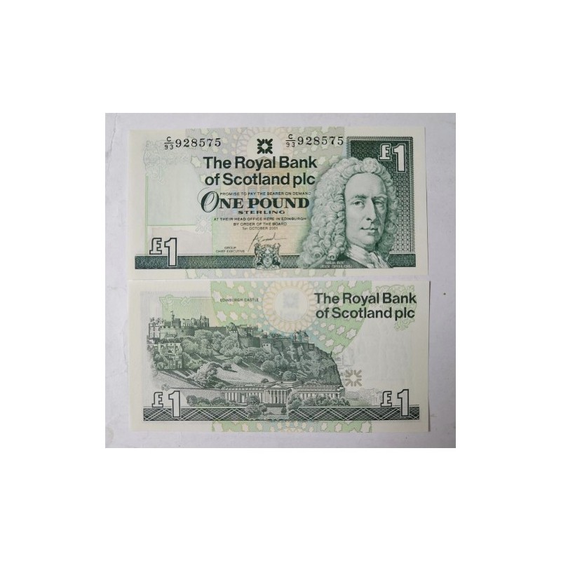 Cédula da Escocia 1 libra FE