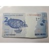 Cedula do Brasil 2 reais LF FE