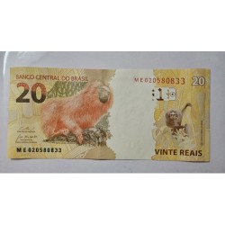 Cedula do Brasil 20 reais ME FE