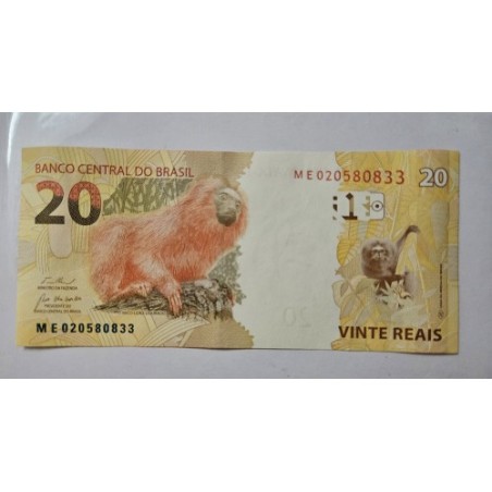 Cedula do Brasil 20 reais ME FE