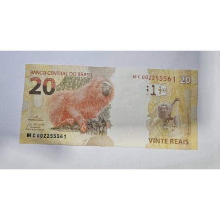 Cedula Brasil 20 reais MC FE