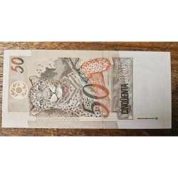 Cédula Brasil 50 reais C317 FE primeira Familia