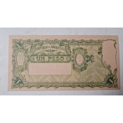 Cédula da Argentina 1 peso P257a FE