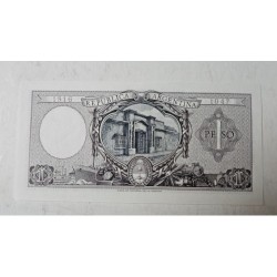 Cédula da Argentina 1 peso P260B FE Comemorativa
