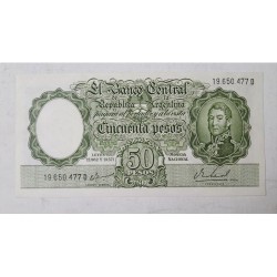 Cédula da Argentina 50 pesos P276 FE