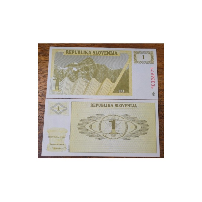 Cédula da Eslovenia 1 ena FE