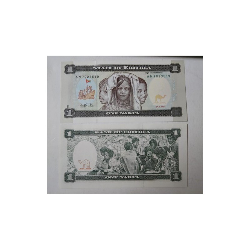 Cédula da Eritréia 1 nafka 1997 FE  P1