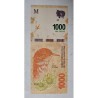 Cédula da Argentina 1000 pesos FE