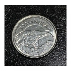 V432 Moeda Brasil 10 Cruzeiros 1993 Tamanduá Bandeira