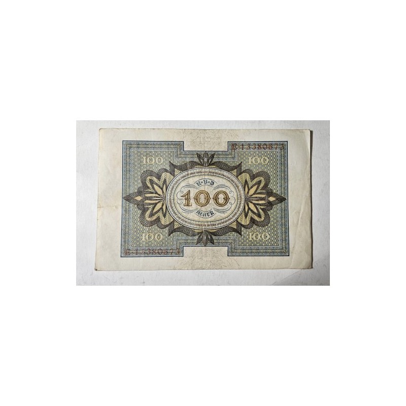 Cédula da Alemanha 100 Marcos 1920