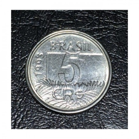 V430 Moeda Brasil 5 Cruzeiros Arara 1993