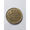 Moeda 50 Francos França 1951 - República Francesa - Galo e Marianne - Alumínio Bronze