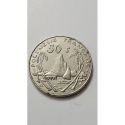 Moeda Polinésia Francesa 50 Francos 1985