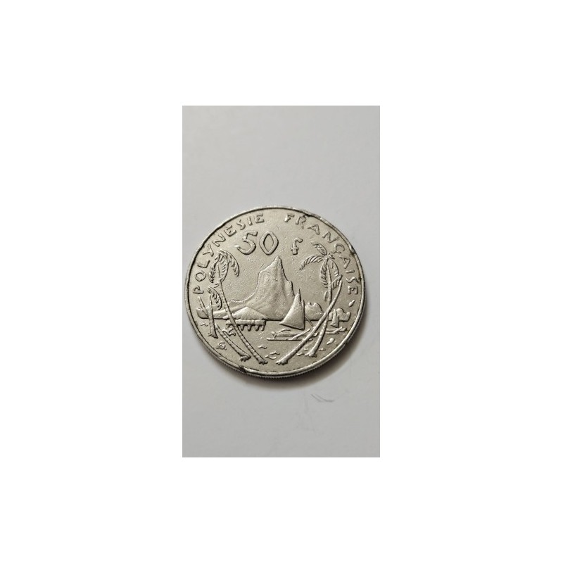 Moeda Polinésia Francesa 50 Francos 1985